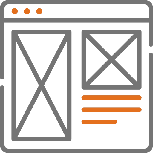 Wireframe for Website
